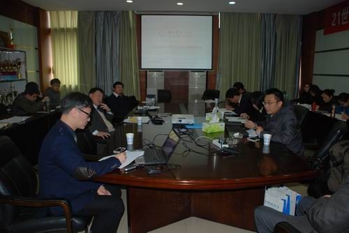 台北大学会计学教授来十大买球官网进行学术交流